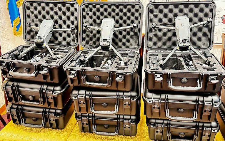 З Обухова на фронт передали чергову партію Mavic 3T