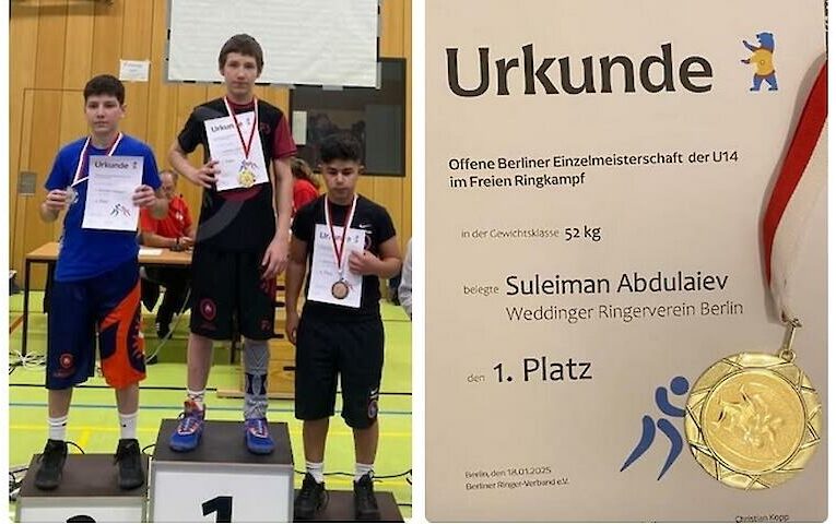 Юний борець з Обухівщини здобув золото на престижному німецькому змаганні