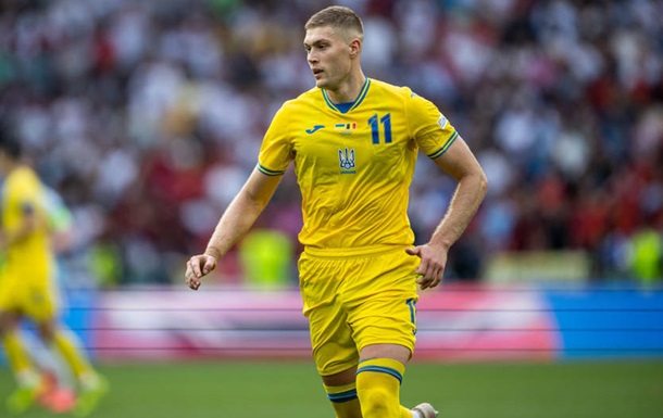 Ребров підтвердив, що Довбик під ризиком не зіграти проти Бельгії