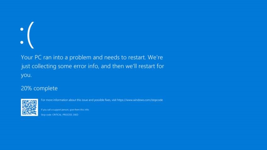 Технології - Microsoft змінить "синій екран смерті"