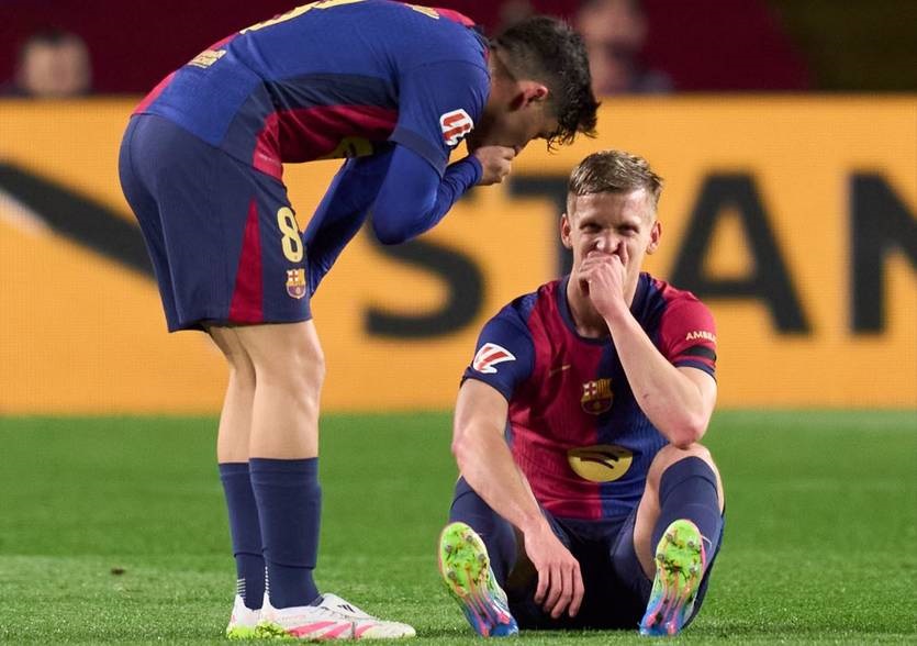 Новини спорту - Півзахисник Барселони вибув на кілька тижнів через чергову травму