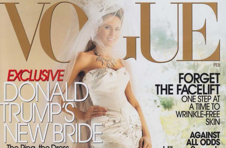 Весільна сукня Меланії Трамп з’явилася на eBay