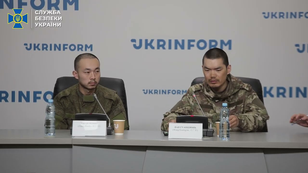 На пресконференції, організованій СБУ, військовополонені з КНР попросили організувати їхній обмін
