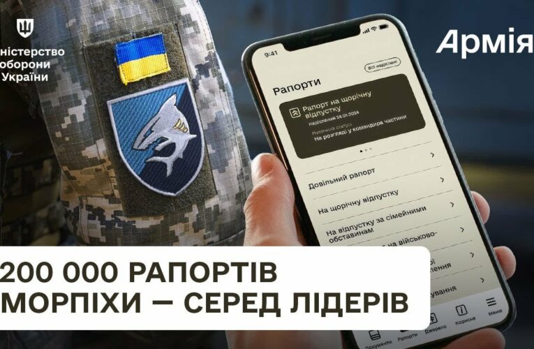 200 000 електронних рапортів отримали і опрацювали частини ЗСУ та ДССТ