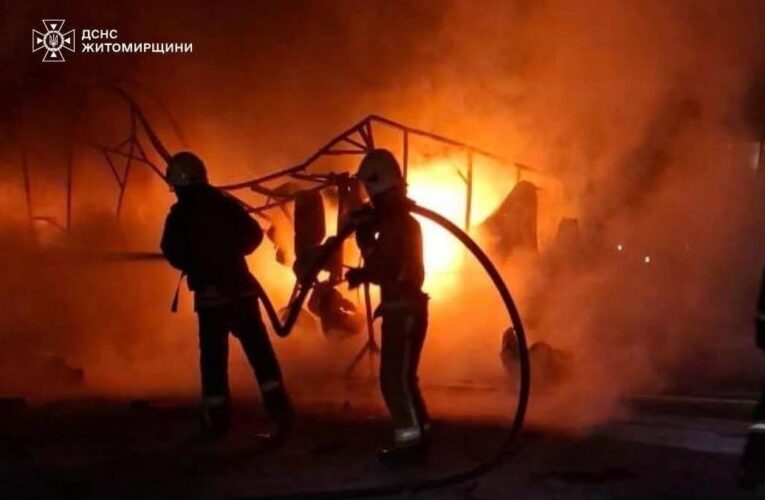 Атака дронів на Житомир: з’явилися фото наслідків