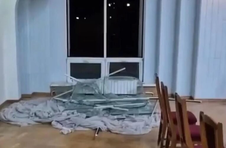 Атака на Київ: пошкоджена будівля Центрального палацу одружень