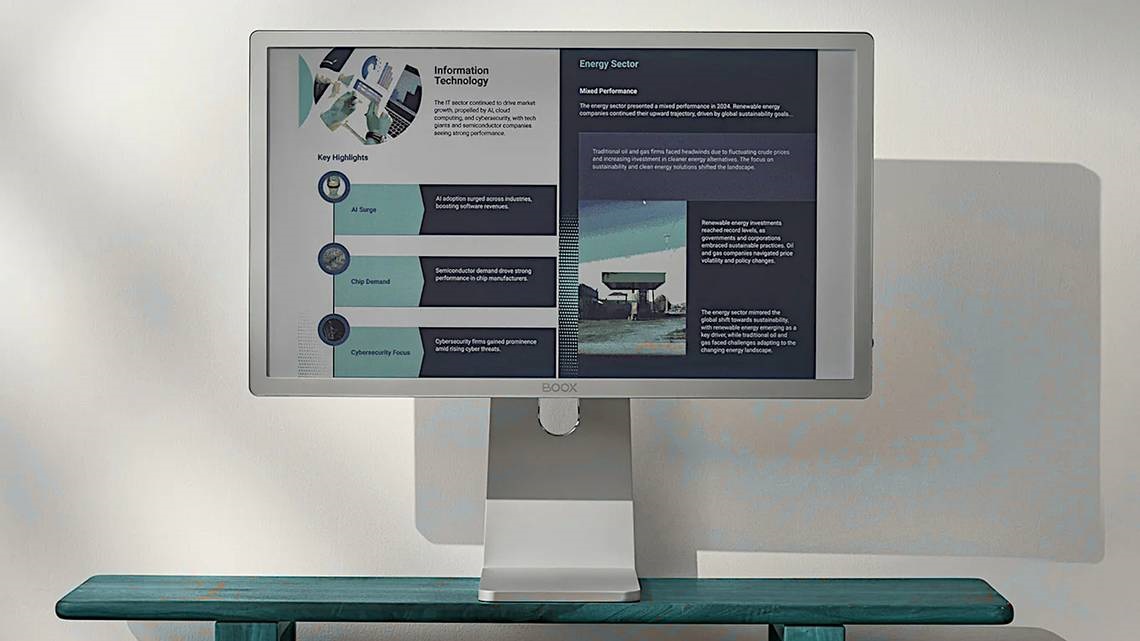 Технології - Boox представила монітор на електронних чорнилах