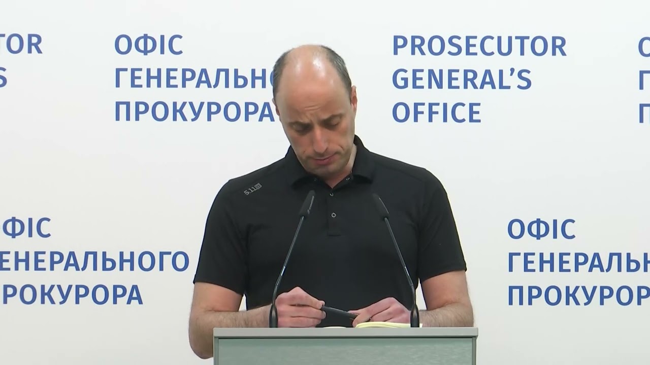 Брифінг начальника Департаменту Офісу Генпрокурора Юрія Бєлоусова