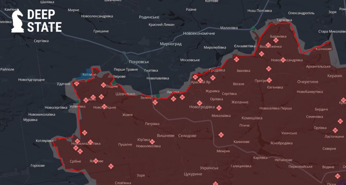 Новини України - DeepState назвали надскладні ділянки на Покровському напрямку