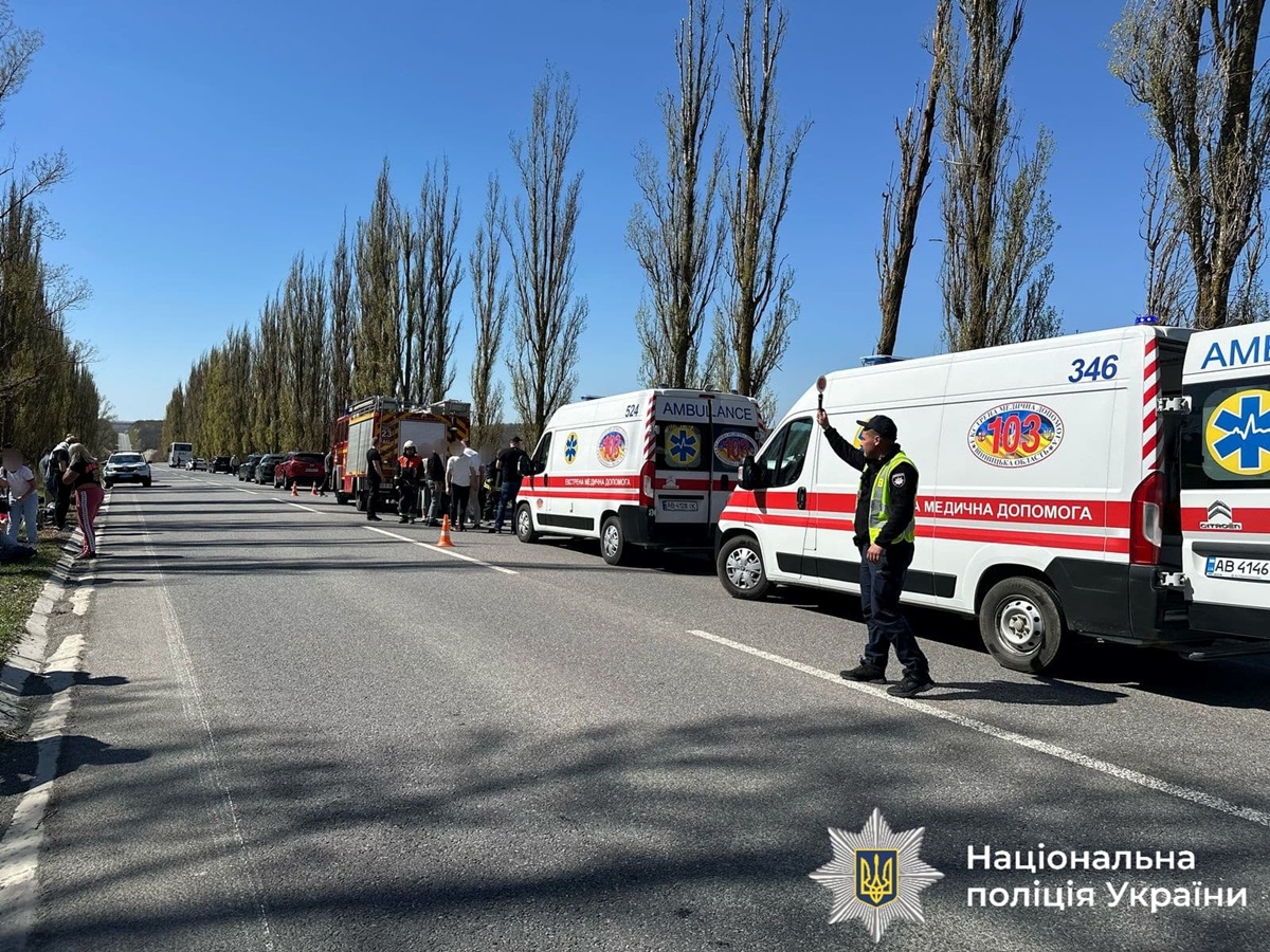 Новини України - На Вінниччині у ДТП постраждали семеро пасажирів автобуса