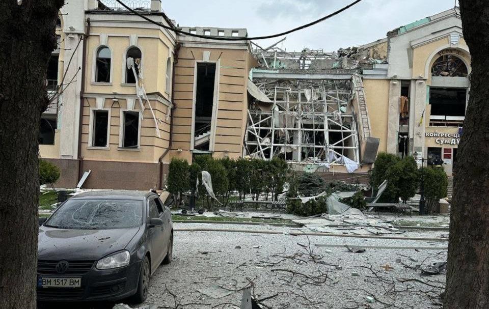 Новини України - Ракетний удар РФ по Сумах: фото і відео руйнувань