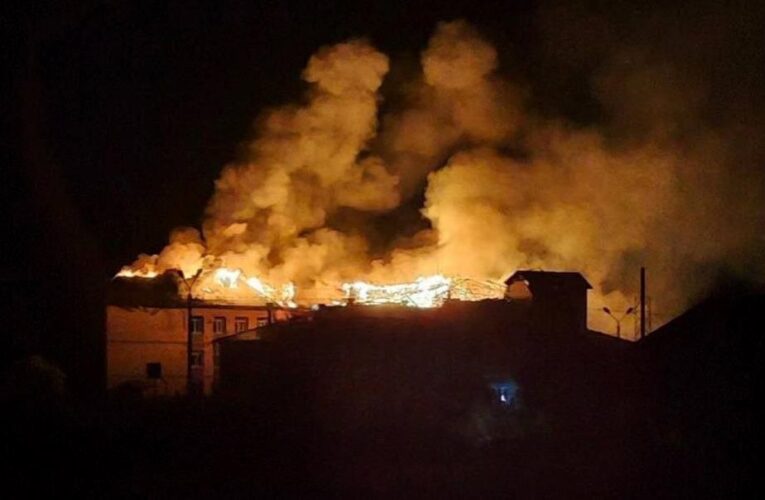 У Курській області повідомили про пожежу після атаки БПЛА