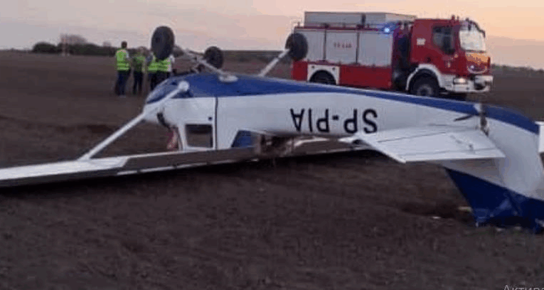 У Польщі зазнав аварії літак