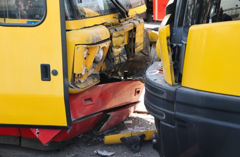 У Варшаві зіткнулися два трамваї: 18 потерпілих