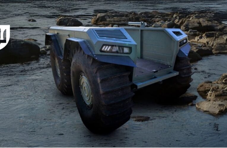 У ЗСУ передали унікальну бронеамфібію UNEX UGV