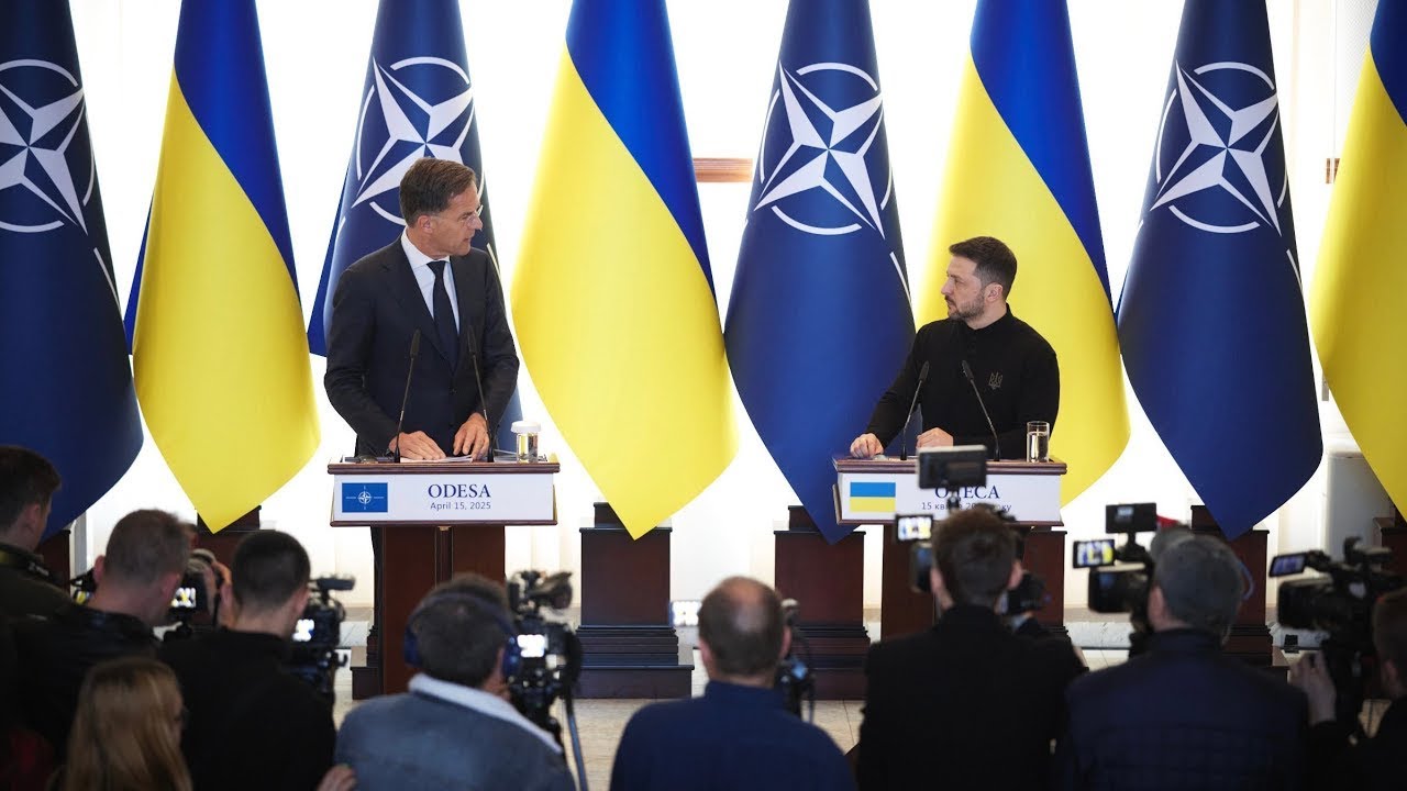 [жестова мова] Спілкування зі ЗМІ за підсумками зустрічі Володимира Зеленського та Марка Рютте