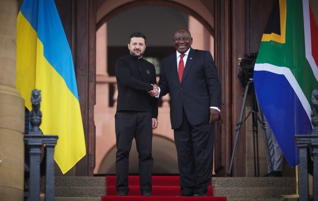 Новини України - Зеленський провів зустріч з президентом ПАР