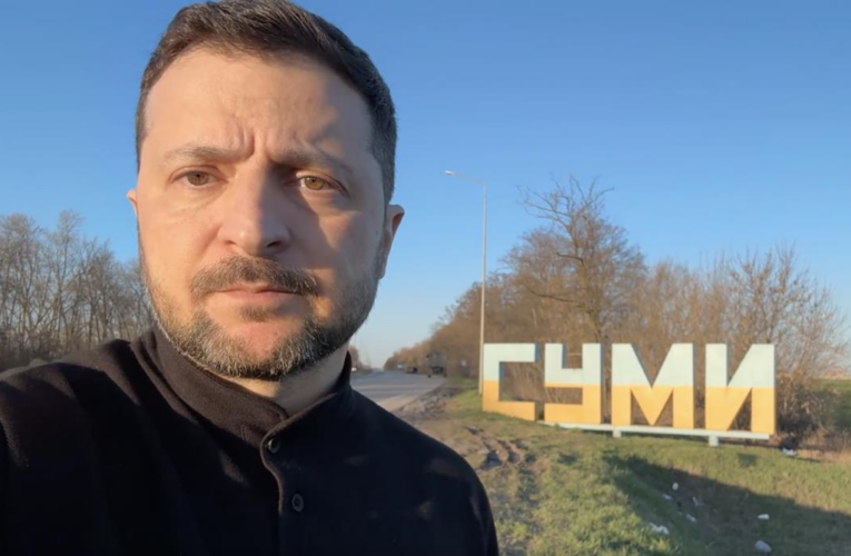 Зеленський відвідав напрямки на кордоні з Росією