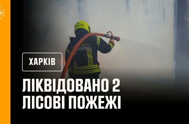 На Харківщині ліквідовані 2 лісові пожежі