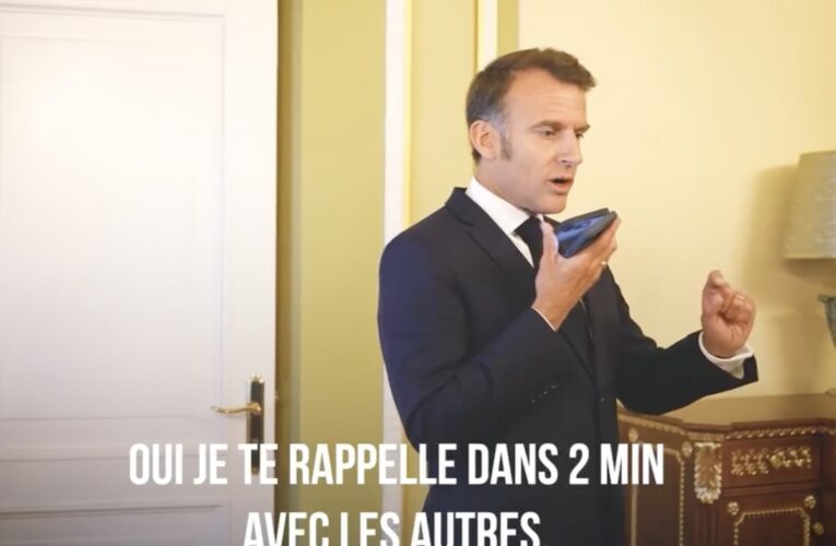 Макрон показав, як дзвонив Трампу з Києва