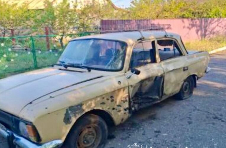 Росіяни атакували з дрона цивільне авто на Запоріжжі, є поранений