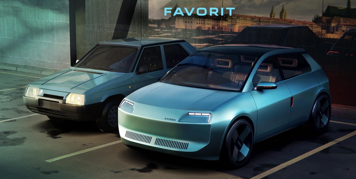 Авто новини - Škoda Favorit 1987 року переосмислили як електрокар для нового покоління