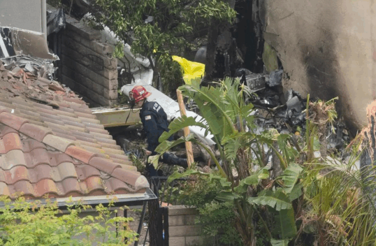 У Каліфорнії саморобний літак упав на житлові будинки