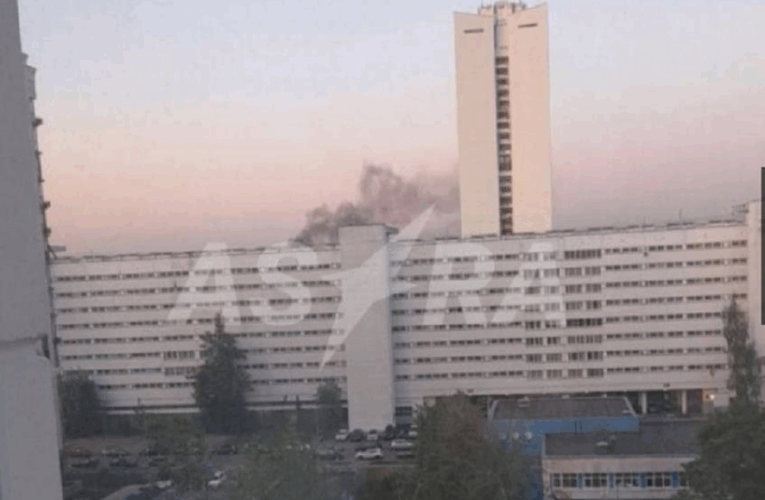 У Москві через атаку дронів сталася пожежа на території технопарку