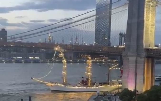У Нью-Йорку мексиканське судно врізалося у міст