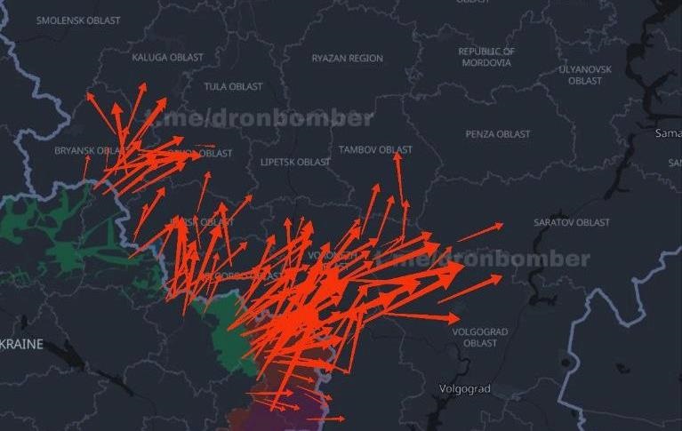 Новини світу - У РФ скаржаться на масовану атаку БПЛА