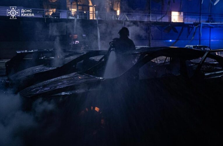 В ДСНС повідомили про наслідки атаки на Київ