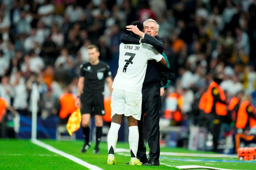 Новини спорту - Вінісіус подякував Анчелотті за минулі й майбутні ігри