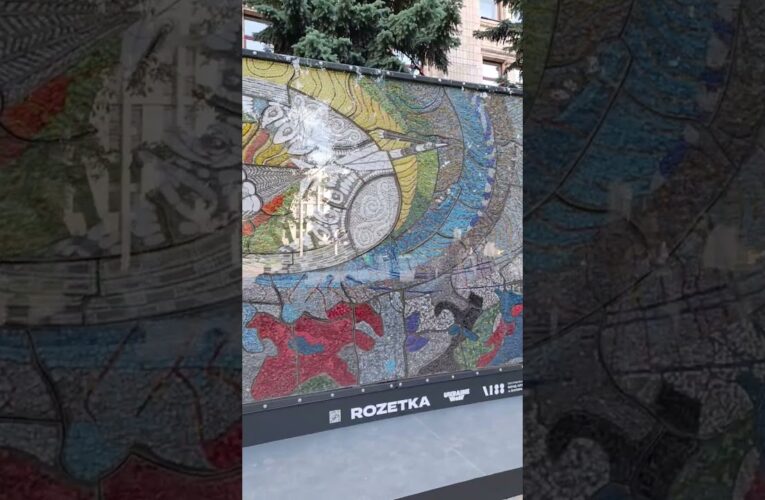 Відтворена мозаїку Алли Горської «Боривітер»  #art