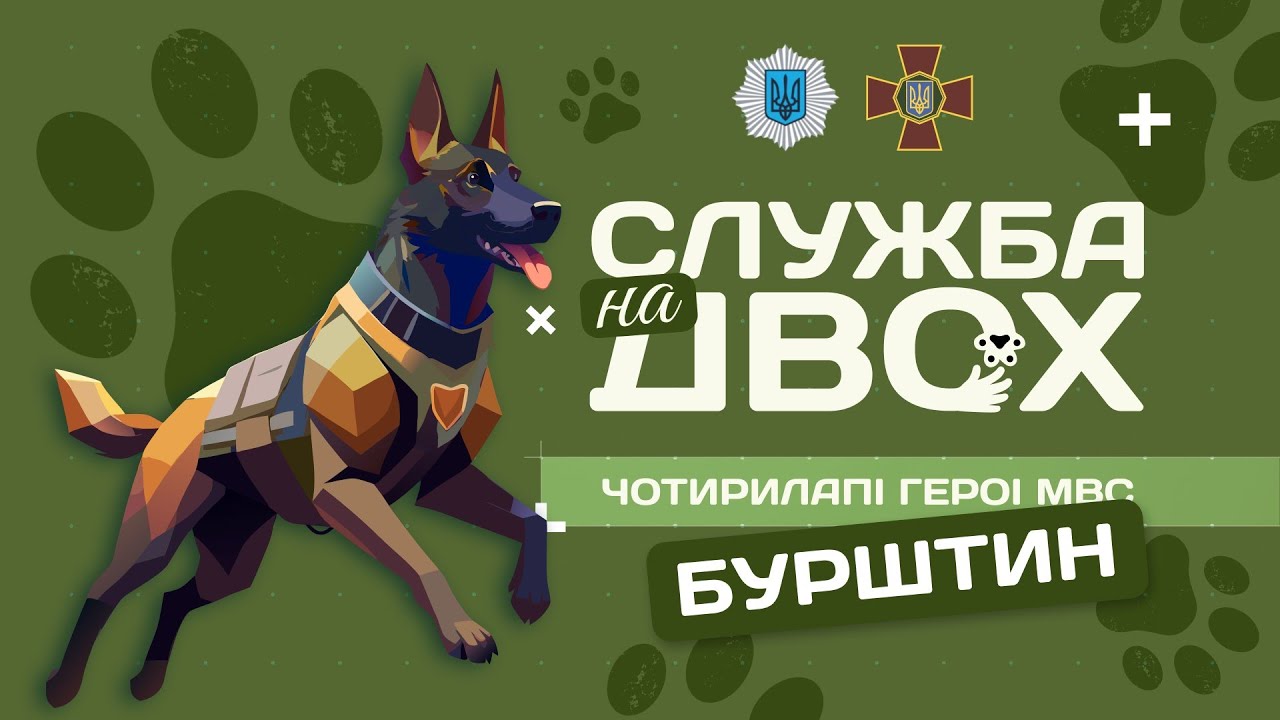 Бурштин - чотирилапий Герой Нацгвардії | Служба на двох
