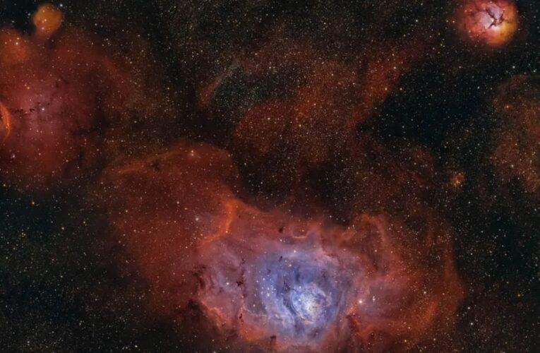 Астрофотограф показав неймовірне фото Лагуни та Потрійної туманності