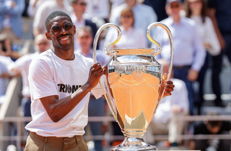 Дембеле презентував єврокубок на тенісному турнірі