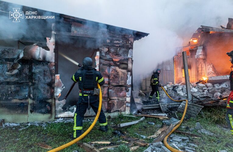 ДСНС показали наслідки удару РФ по Харкову