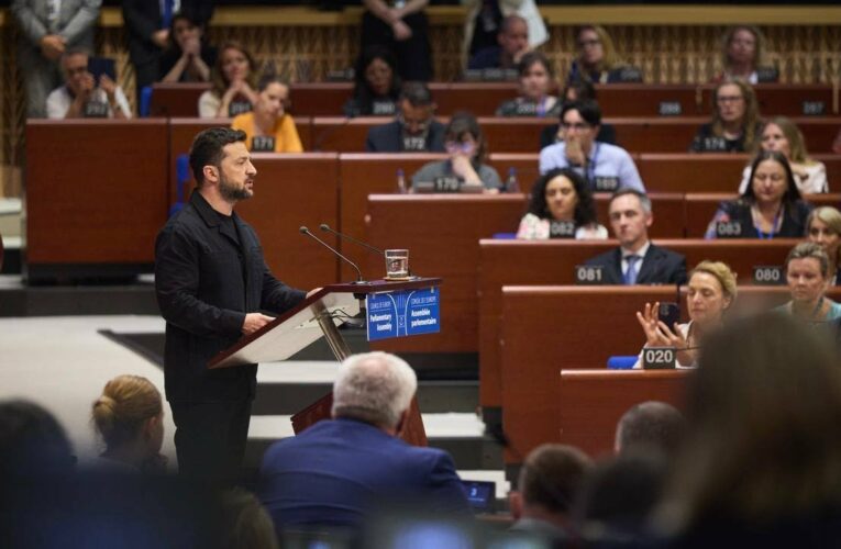 Звернення Володимира Зеленського до представників парламентів країн – членів ПАРЄ