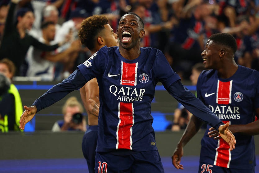 Новини спорту - Кращим гравцем Ліги чемпіонів сезону-2024/25 став Усман Дембеле