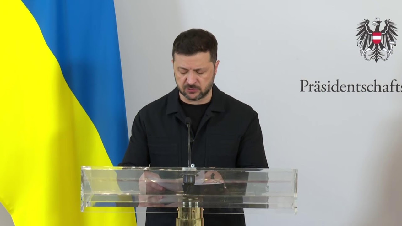 Спільна пресконференція за підсумками зустрічі Володимира Зеленського та Александра Ван дер Беллена