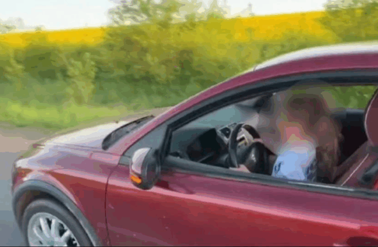 На Львівщині покарали батька, який посадив 8-річну доньку за кермо