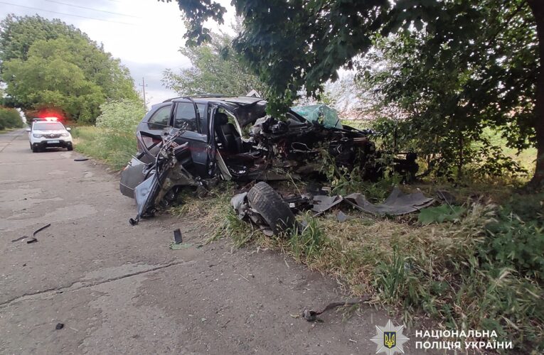 На Одещині водій врізався в дерево, є загиблий