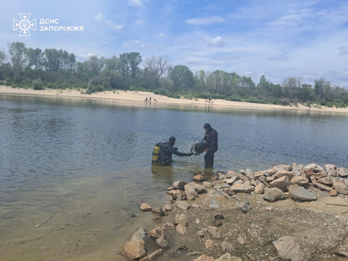 Новини України - На Запоріжжі водолази-сапери знищили бойову частину Шахеда