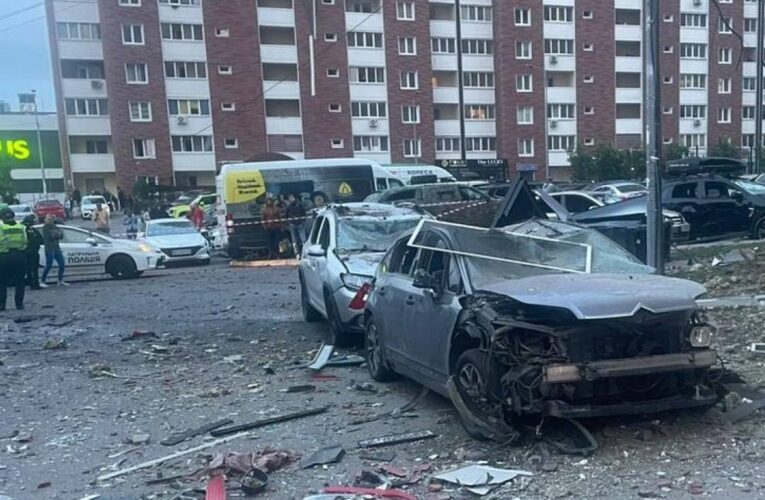 Наслідки атаки на Київ: серед постраждалих поліціянт