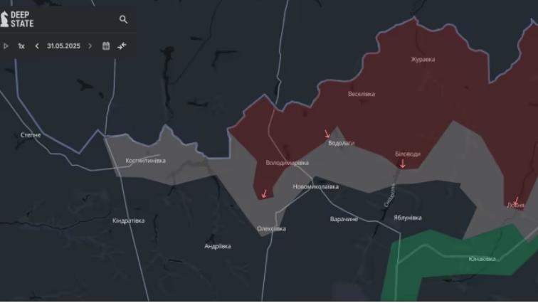 Новини України - РФ окупувала Володимирівку на Сумщині - DeepState