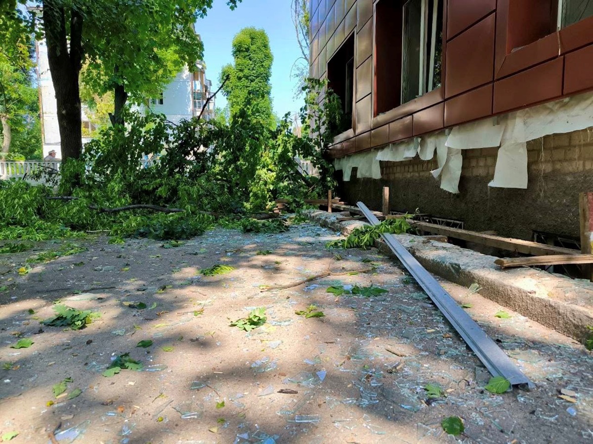 Новини України - У Дніпрі показали наслідки нічного обстрілу