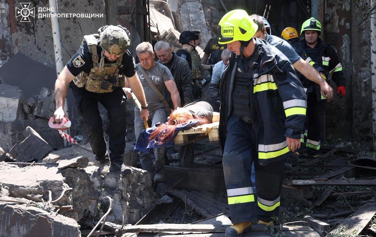 Новини України - У Дніпрі понад 20 постраждалих через атаку Росії