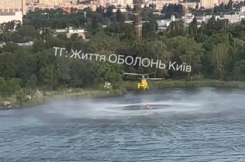 Новини Києва - У Києві залучили гелікоптер на ліквідацію наслідків