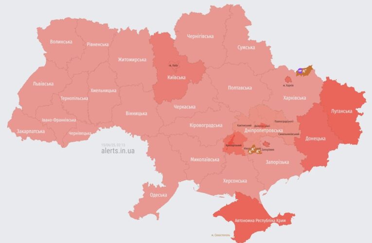 В Україні оголошено масштабну тривогу через зліт ворожих МіГ-31К