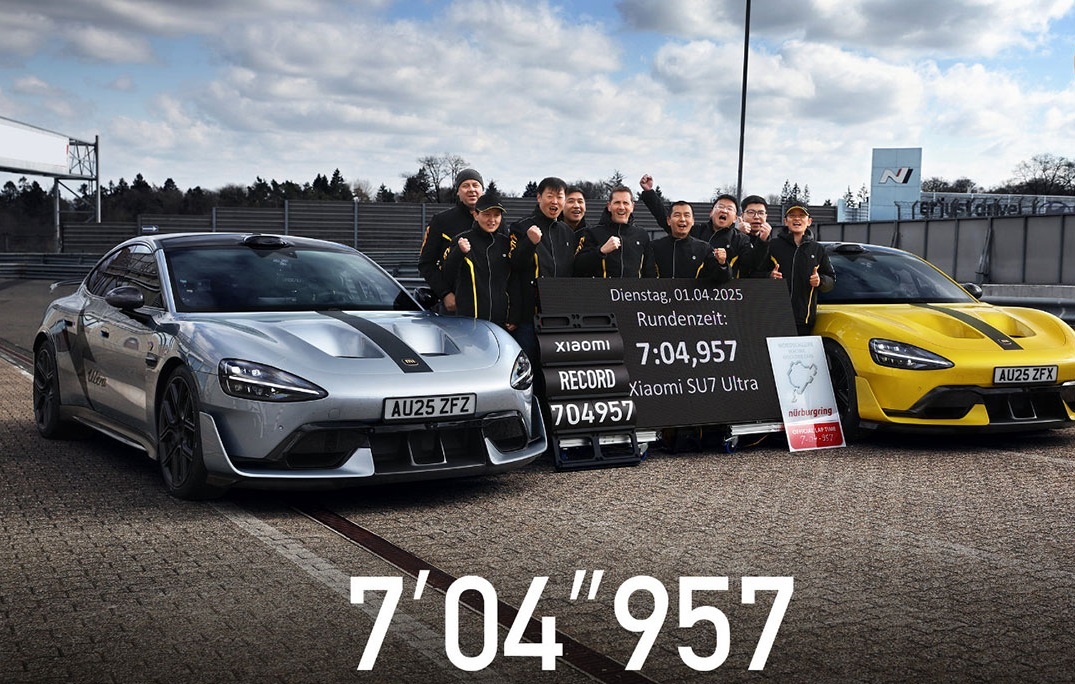 Авто новини - Xiaomi SU7 Ultra встановив рекорд Нюрбургринга серед серійних електрокарів